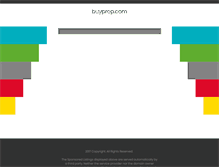 Tablet Screenshot of buyprop.com
